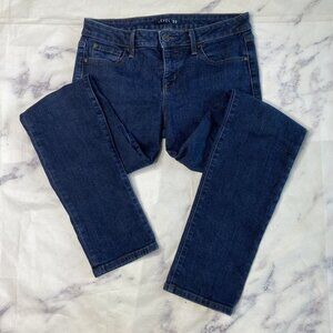 Level 99 Dark Wash Slim Jeans Womens Size 28/30 Tapered Mid Rise J48